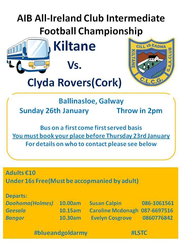 Kiltane v Clyda poster