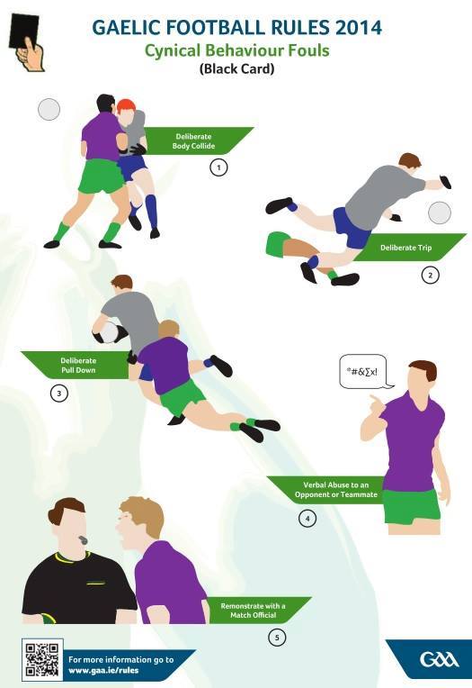 Black card fouls