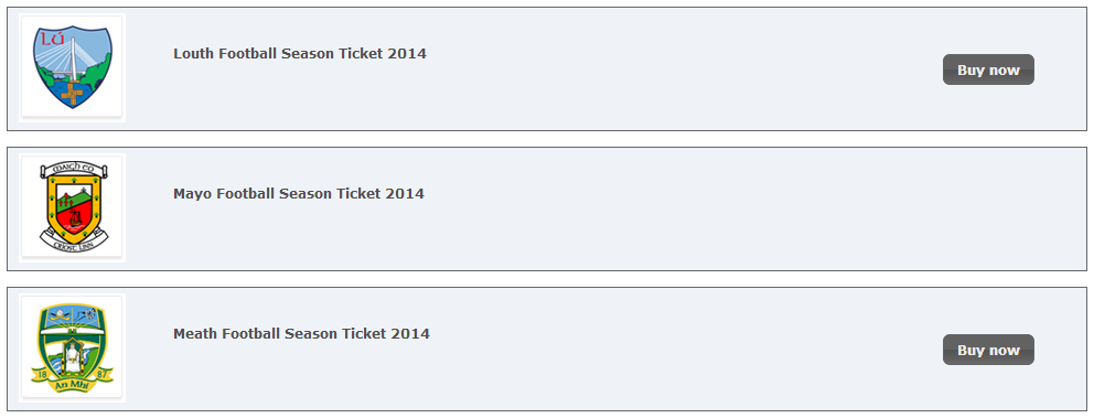 mayo season ticket sold out-2014