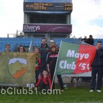 Mayo Fans @ Mayo v Derry. Mayo Club 51 flag launch