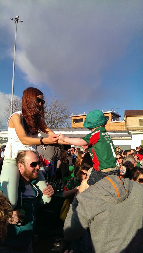 Mayo supporters in Gaelic Park New York