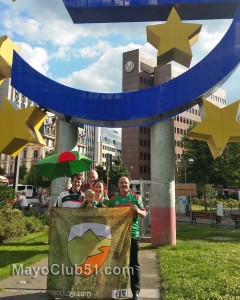 Route 51 flag at the European Central Bank in Frankfurt