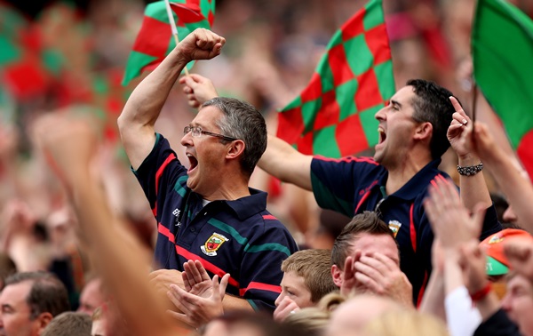 Mayo fans celebrate 25/8/2013