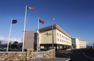 McWilliam Park Hotel with Mayo flag
