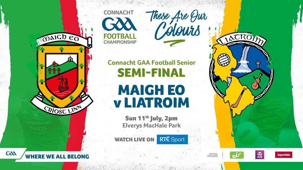Mayo v Leitrim Connacht semi final poster